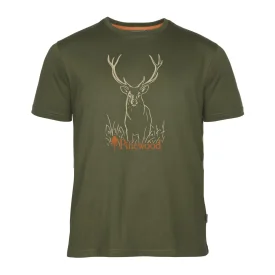 Koszulka Męska PINEWOOD Red Deer - Green (5452)